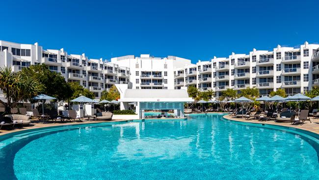 The pool area at the Sofitel Noosa Pacific Resort. Picture: Ian Waldie/Sofitel