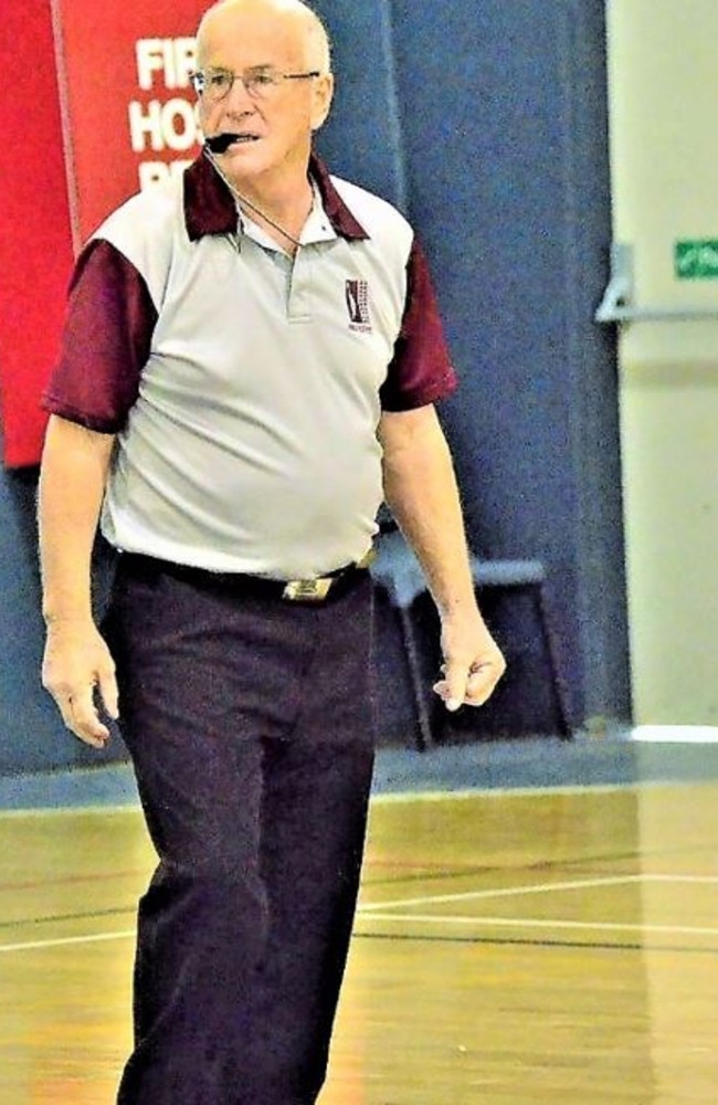 Legendary referee Ron Blades from Toowoomba.