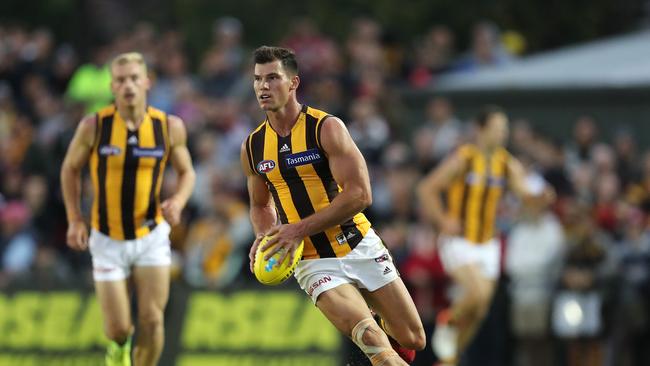 Jaeger O’Meara is in doubt for Round 2. Picture: Michael Klein