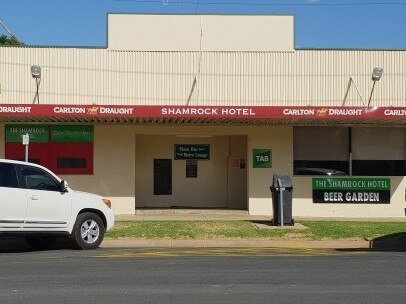 Shamrock Hotel in Balranald is only serving bottled water to patrons. Picture: Supplied