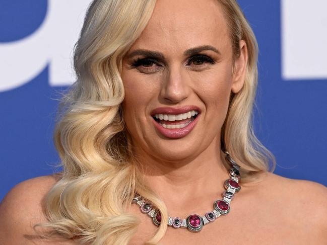 Australian actress Rebel Wilson arrives to attend the annual amfAR Cinema Against AIDS Cannes Gala at the Hotel du Cap-Eden-Roc in Cap d'Antibes, southern France, on the sidelines of the 76th Cannes Film Festival, on May 25, 2023. (Photo by Stefano Rellandini / AFP)