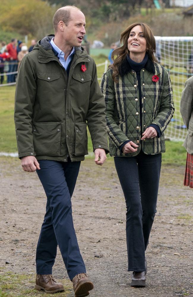 William and Kate – pictured here late last year – popped up at a farm shop over the weekend. Picture: Jane Barlow – WPA Pool/Getty Images