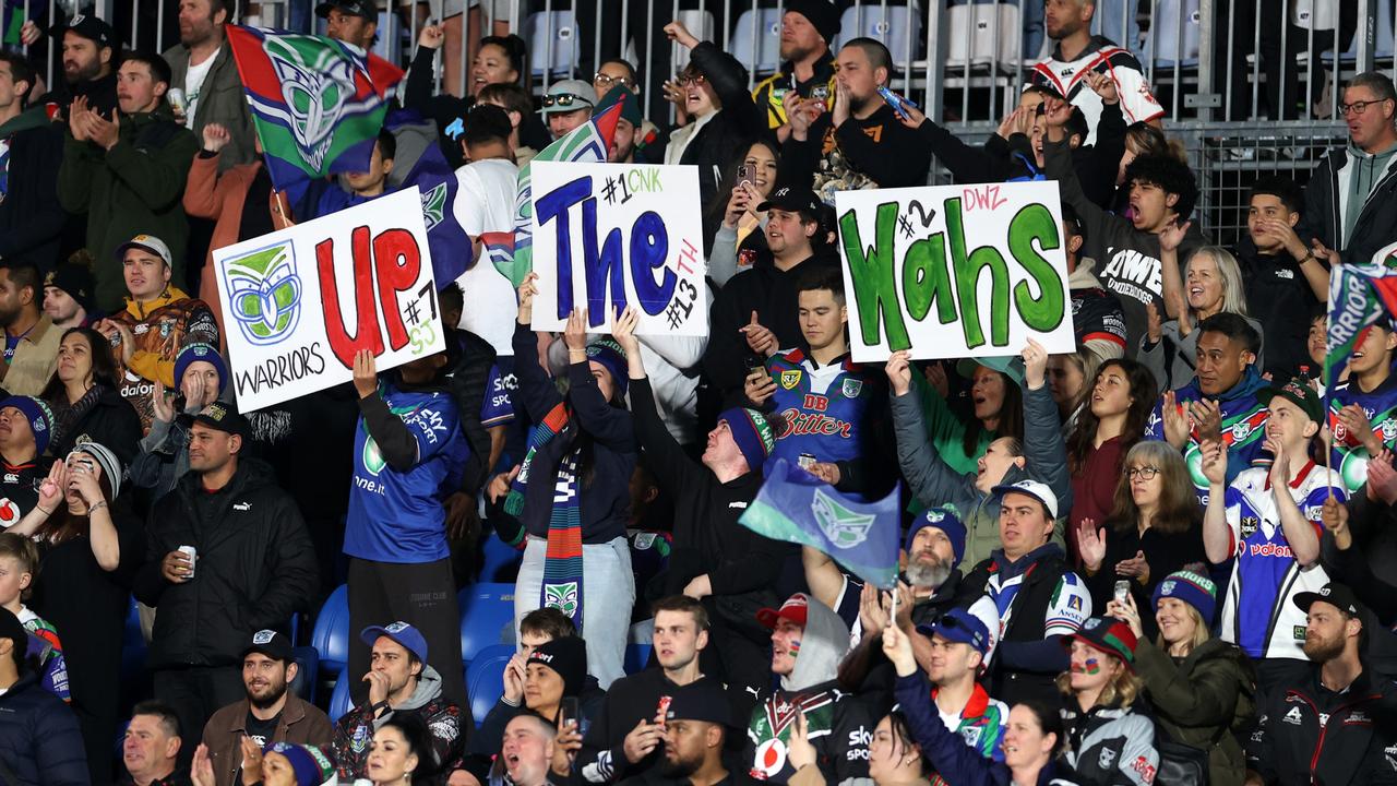 Warriors fans have been out in big numbers to support their team. Picture: Fiona Goodall/Getty Images