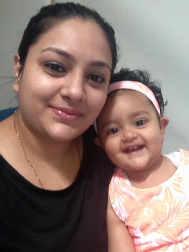 Sanaya Sahib, 14 months, with her mother Sofina Nikat. Picture: Supplied