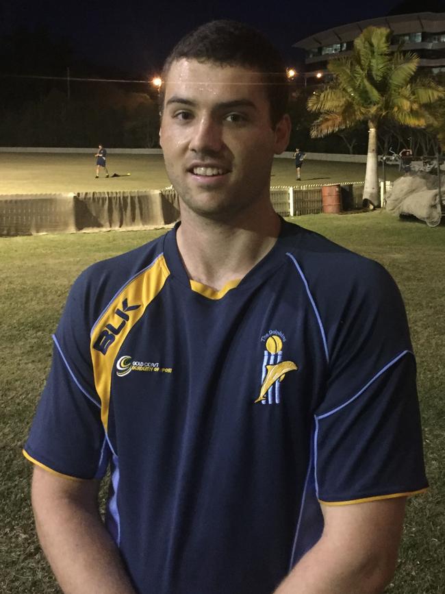 Dolphins fast bowler Jackson Smith took 3-31 and 4-36 against Redlands.