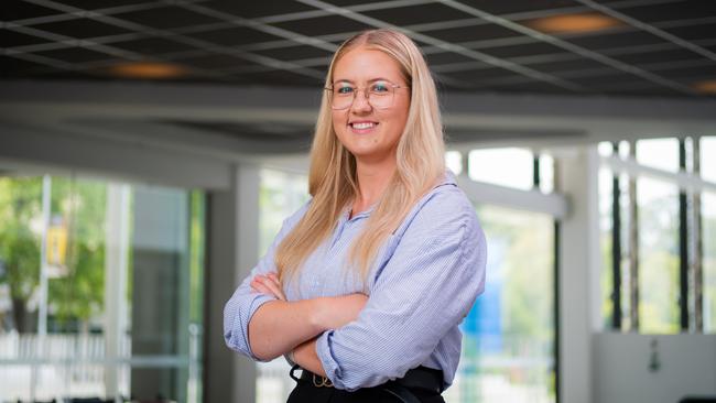 Social media and digital marketing co-ordinator at Flinders University Simone Palmrose: Picture: Supplied