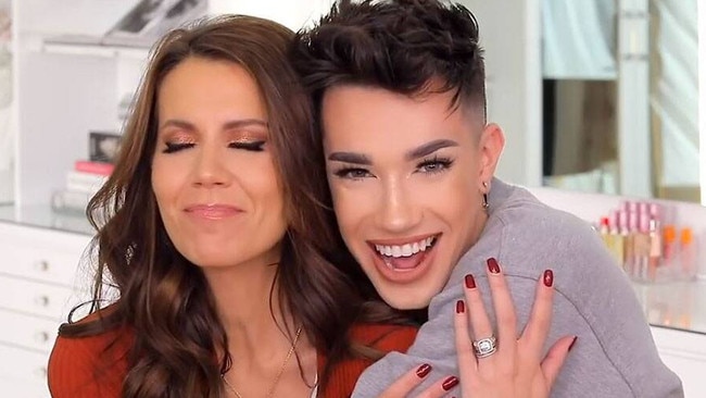 Tati Westbrook and James Charles. Picture: Supplied