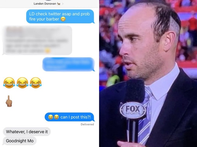Landon Donovan goes viral with questionable hairstyle