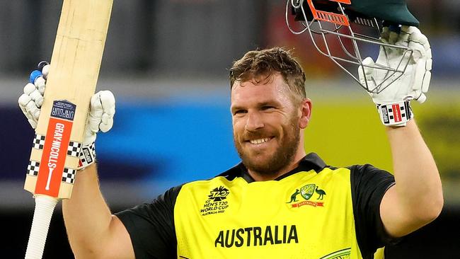 Aaron Finch is set to retire. Picture: James Worsfold/Getty Images