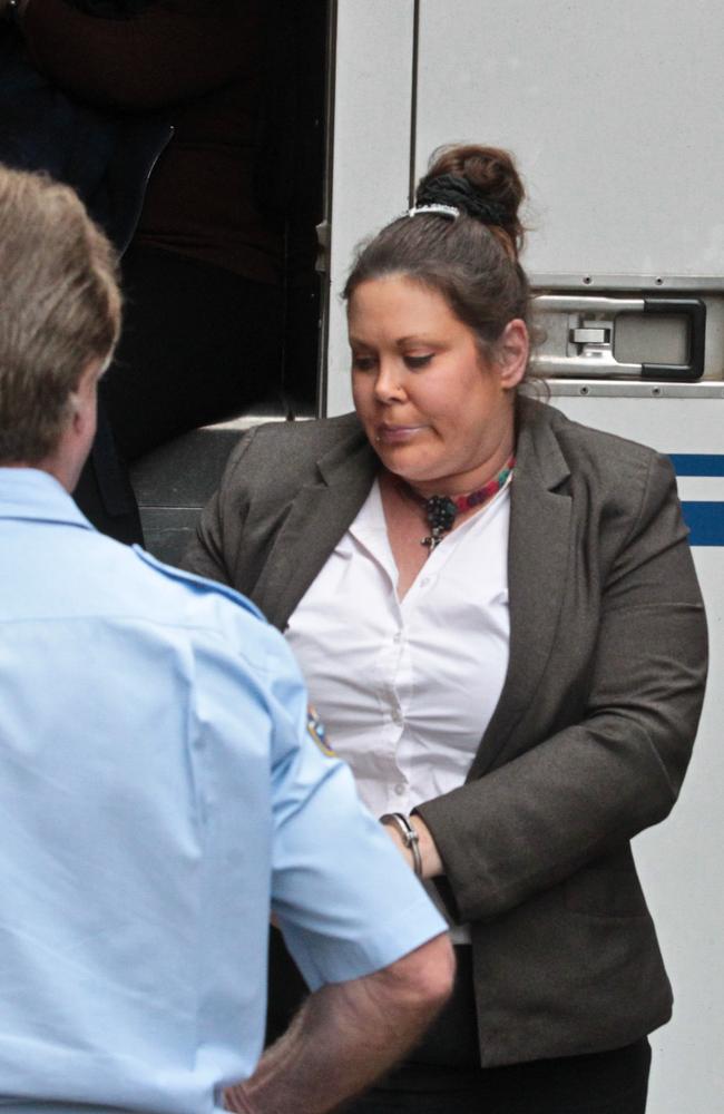 Former model and husband killer Raquel Hutchison arrives at court for sentencing in November 2018. Picture: AAP/Ben Rushton