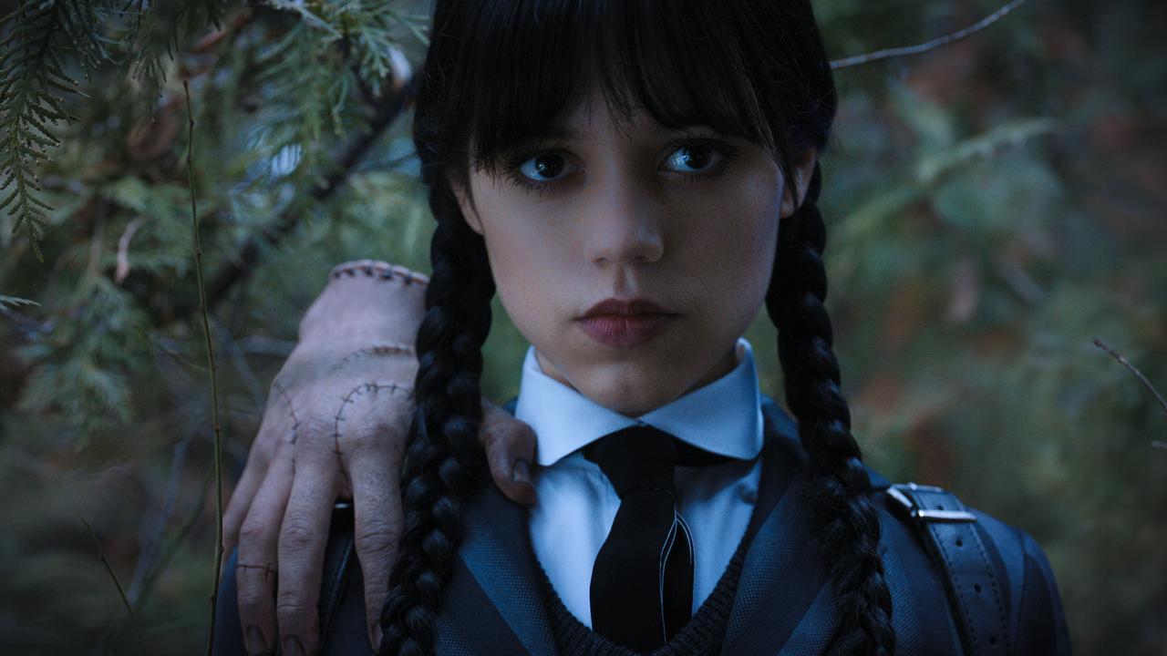 Ortega as Wednesday Addams. Picture: Netflix
