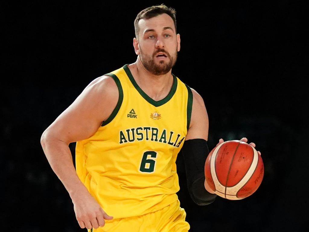 Andrew Bogut said he’s disappointed but not surprised that Ben Simmons has withdrawn himself from the Boomers team for the Tokyo Olympics. (AAP Image/Scott Barbour) NO ARCHIVING, EDITORIAL USE ONLY