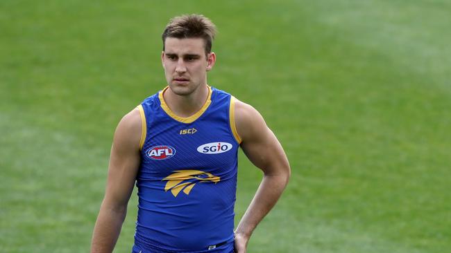 Elliot Yeo has failed to hit the heights of his 2018 scoring. Picture: AAP Image/Richard Wainwright. 