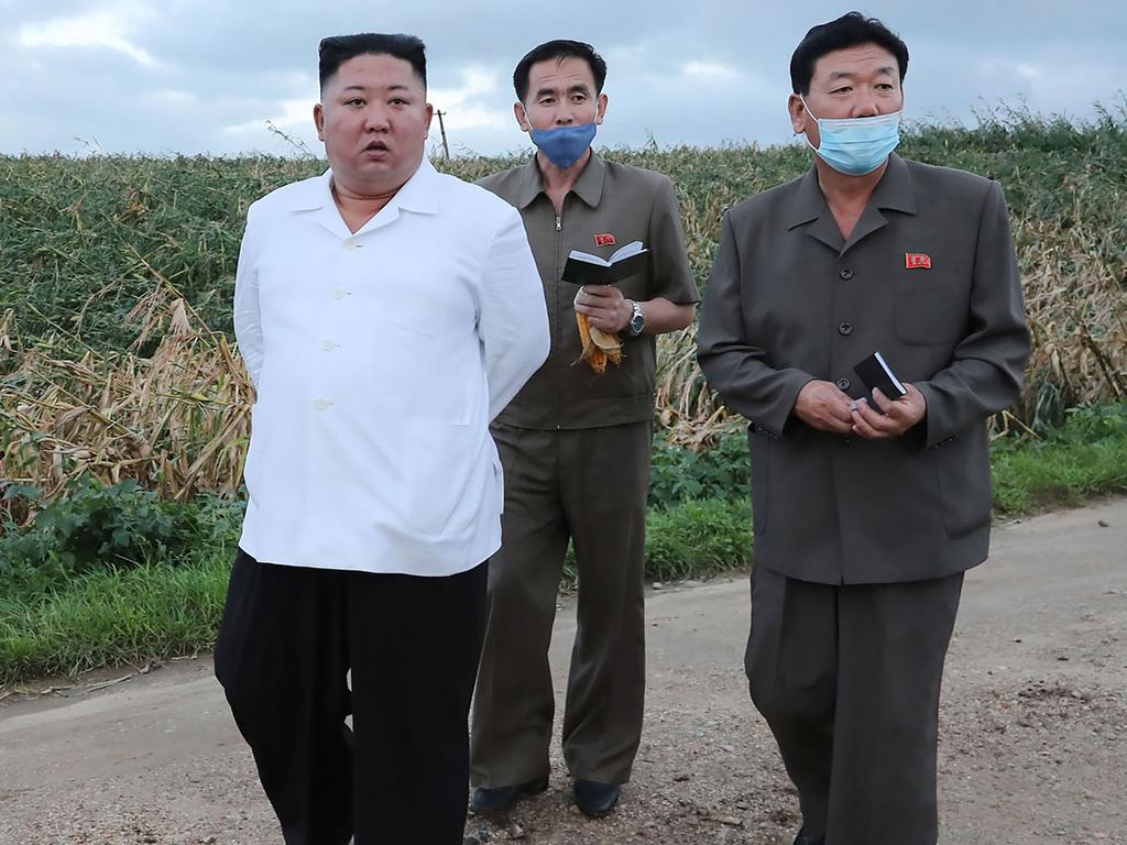 Kim Jong-un has set up ‘quarantine camps’ near the Chinese border sources told an NGO. Picture: STR/various sources/AFP