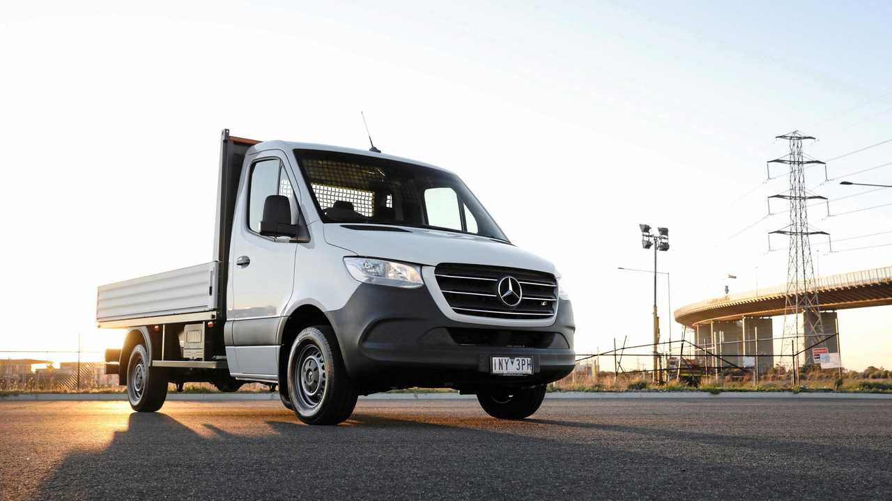 The 2018 Mercedes-Benz Sprinter range has increased prices, but improved tech and safety equipment. Picture: Mercedes-Benz