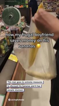 Aussie couple's banana money-saving hack