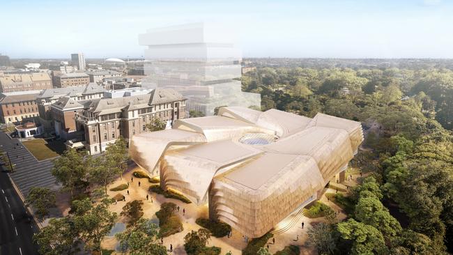 Aerial view of the centre. Picture: Diller Scofidio + Renfro and Woods Bagot