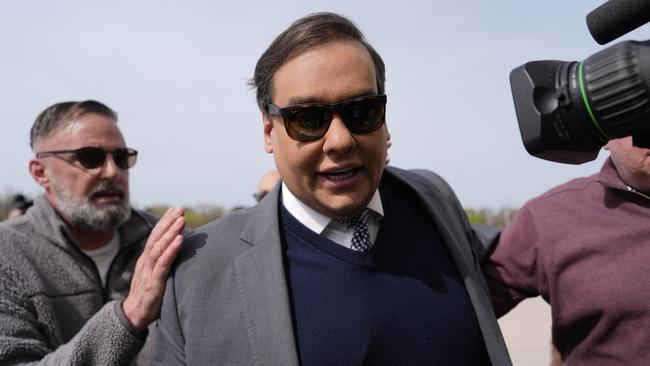 Former US congressman George Santos arrives at federal court for sentencing Picture: AP /Julia Demaree Nikhinson