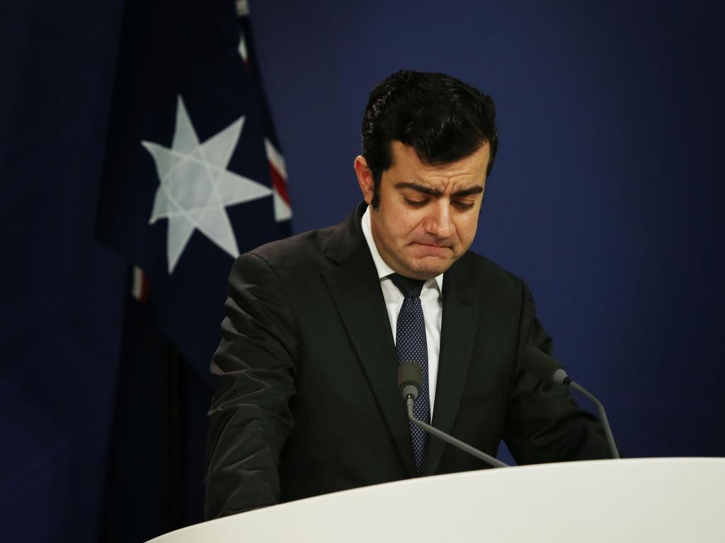 Labor Senator Sam Dastyari resigned from parliament in 2017 over his links with Huang Xiangmo. Picture: John Feder