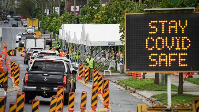 Victorians visiting Western Australia and Queensland may need to quarantine for two weeks. Picture: Simon Dallinger.