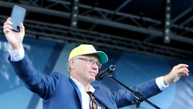 Peter Beattie at the Commonwealth Games.