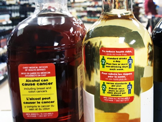 The federal government is seeking advice on placing warning labels on alcohol. Picture: FARE