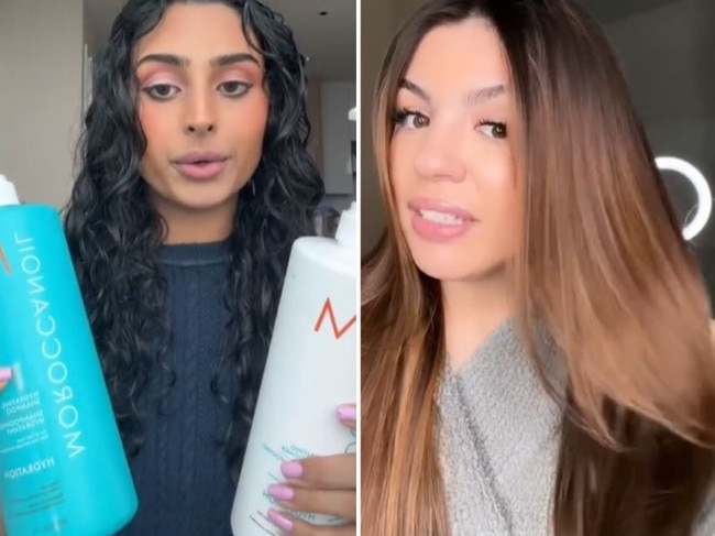 The Moroccanoil Hydrating Shampoo. TikTok: @sedoxo, @audreyvictoria_