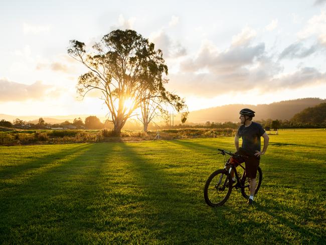 Solo cycling, far from crowds, is the best option.