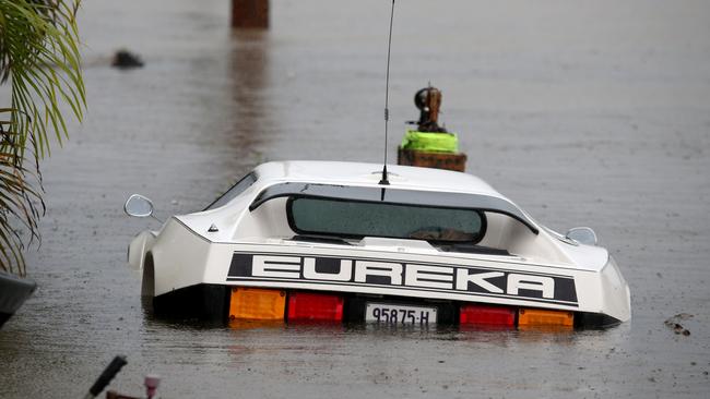 Flooding at Telegraph Point, north of Port Macquarie. Picture: Nathan Edwards