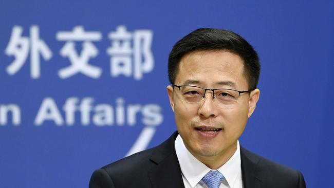 China's Foreign Ministry spokesman Zhao Lijian. Picture: Getty Images