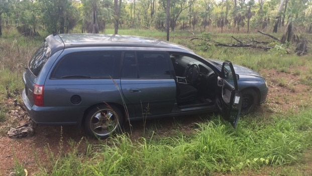 The Top End footy-mad dad was last seen trying to flag down motorists for fuel on November 2, after his 2004 Holden Commodore station wagon broke down on the side of the Stuart Highway near Lake Bennett.