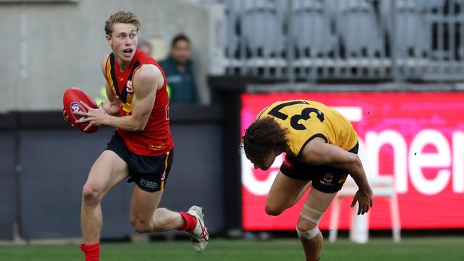 Sid Draper in action for SA U18s. Picture: Will Russell/AFL Photos via Getty Images