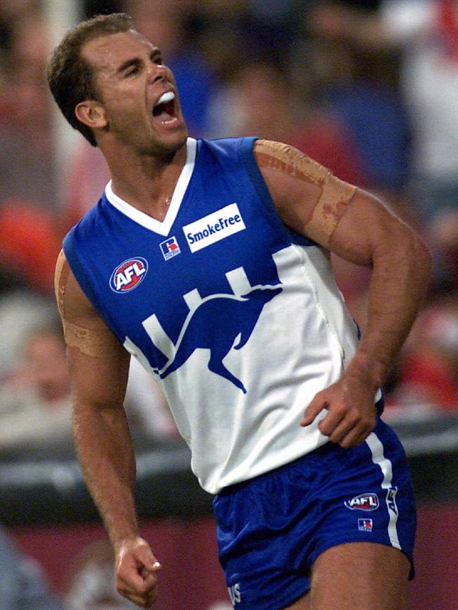 North Melbourne legend Wayne Carey is known as ‘The Duck’.