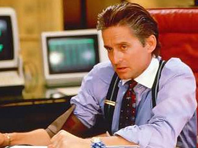 Iconic ... Gordon Gekko. Picture: Wall St 