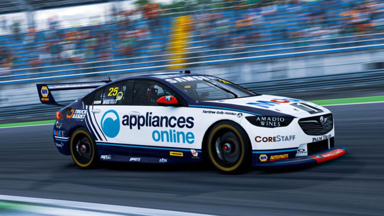 An online render of Chaz Mostert's Eseries entry.