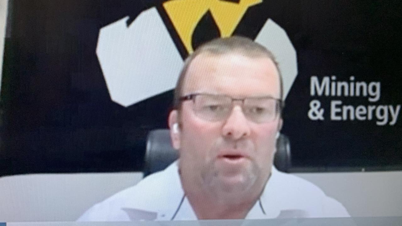 The MEU’s now national vice-president Stephen Smyth was fined $85,680. Picture: Parliament livestream