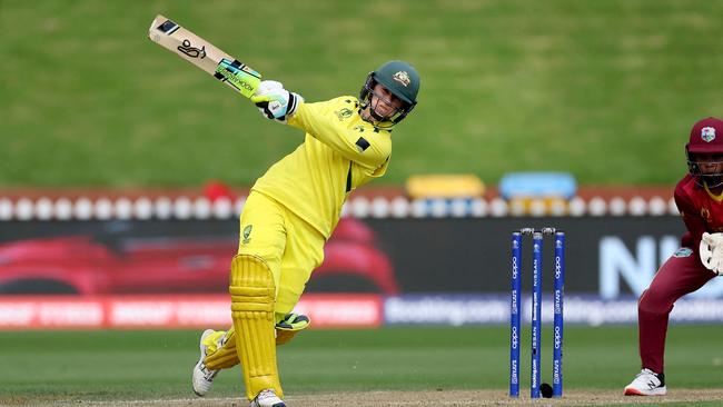 Rachael Haynes is the leading run scorer at the World Cup. Picture: Marty Melville / AFP