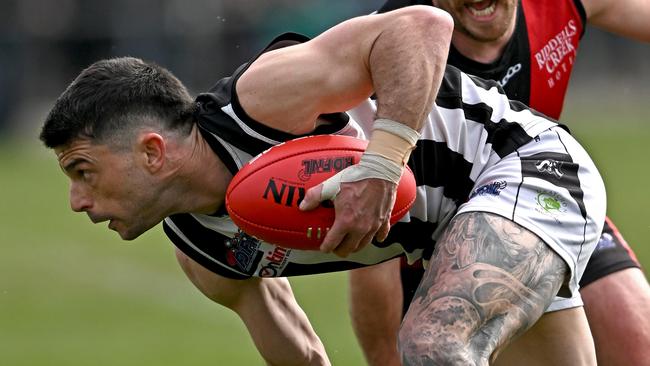 Corey Viani in action for Wallan. Picture: Andy Brownbill