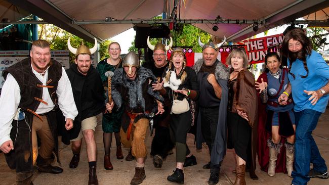 Grahl Family and Friends at the 2024 Dinah Beach Viking Funeral. Picture: Pema Tamang Pakhrin