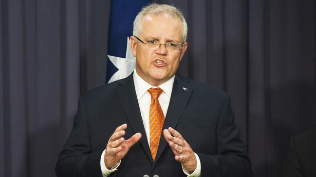 Scott Morrison said policies would “evolve” to reduce emissions “even further”. Picture: The Australian