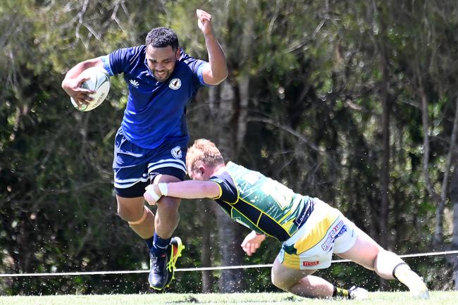 Fiji rugby 7's in Brisbane. Saturday October 6, 2024. Picture, John Gass