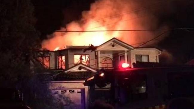 Over 30 firefighter were needed to put out the fire which erupted in Blacktown