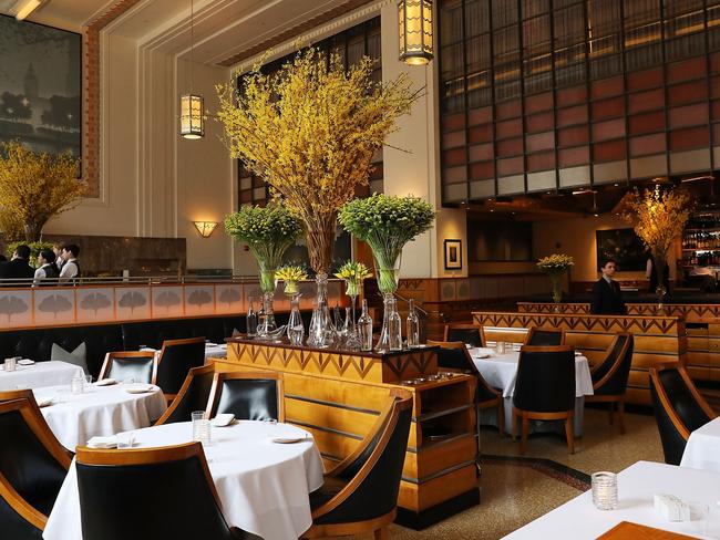 NEW YORK, NY - APRIL 06: The main dining room is set for dinner at Eleven Madison Park at 11 Madison Avenue in the Flatiron District on April 6, 2017 in New York City. The esteemed restaurant has recently been named as the world's No. 1 restaurant in the World's 50 Best Restaurants awards, the first U.S. establishment to win the top spot since 2004.   Spencer Platt/Getty Images/AFP == FOR NEWSPAPERS, INTERNET, TELCOS & TELEVISION USE ONLY ==