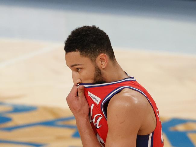 A bad night got much worse for Simmons and Philadelphia.