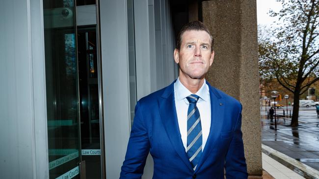 Ben Roberts-Smith during his appeal to overturn the decision in his defamation action against Fairfax Media publications. Picture: NewsWire / Max Mason-Hubers