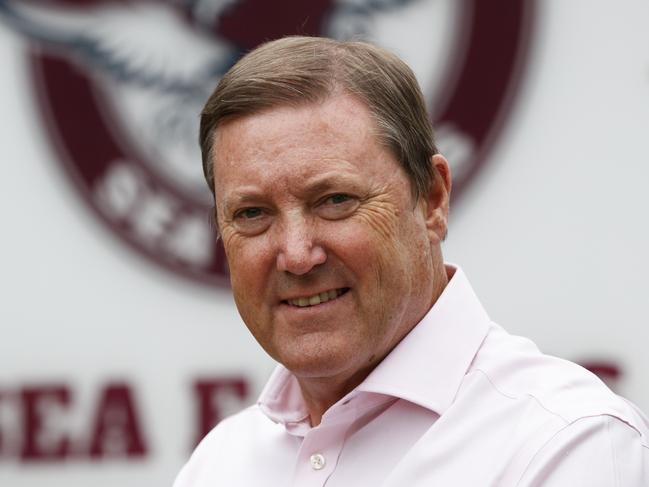 MANLY DAILY/ AAP Photo of Manly SeaEagles CEO Stephen Humphreys at his Narrabeen club office on Friday the 6th December 2019.AAP IMAGE/ Tim Pascoe