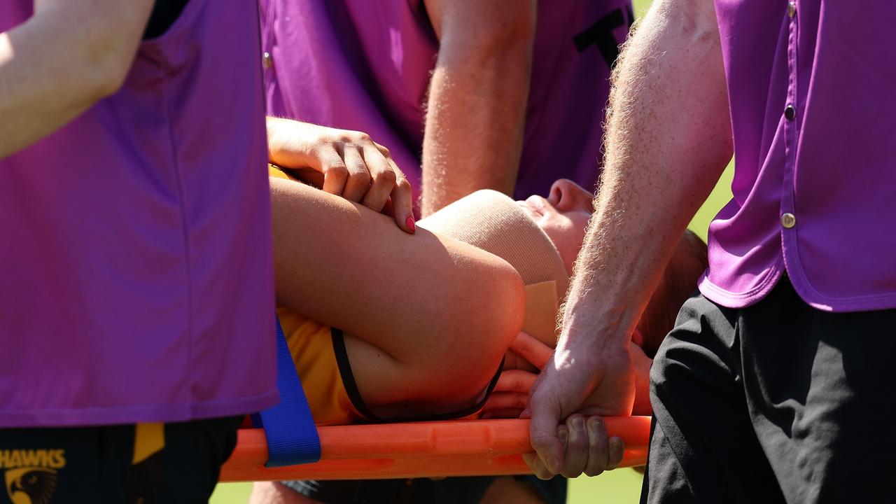 Hawk’s scary neck injury, AFLW star’s message to body shamers