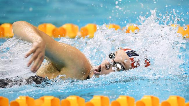 Madeleine McTernan competes in the Women 200 LC Metre Freestyle Multi-Class S4,S5,S14 during the Australian National Olympic Swimming Trials at SA Aquatic &amp; Leisure Centre on June 12, 2021 in Adelaide, Australia. (Photo by Mark Brake/Getty Images)