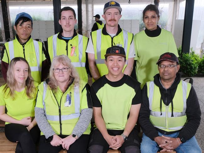 Avalon distribution centre staff. Picture: Mark Wilson