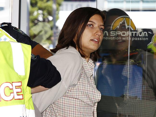 BRISBANE, AUSTRALIA - NewsWire Photos MAY 6, 2024: A pro Palestine supporter is arrested by police during the Labour Day march in Brisbane. Picture: NCA NewsWire/Tertius Pickard